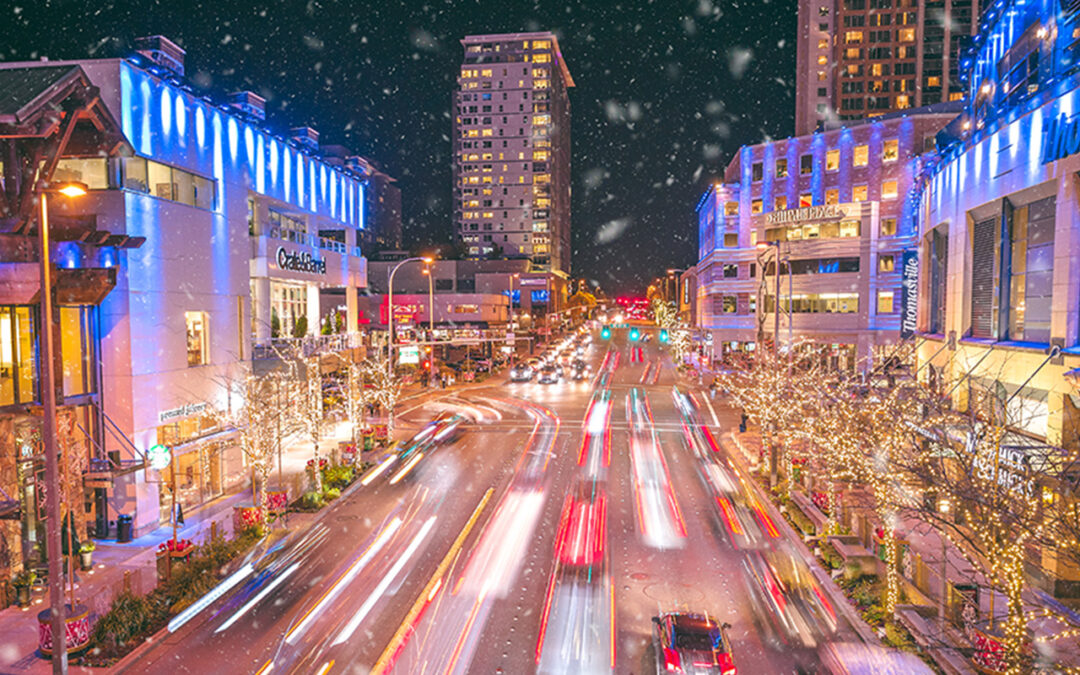 Bellevue Holiday Lights, Santa and Music